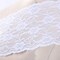 1 Yard White Ultra Wide Stretch Lace Flower Motif Elasticated Trim for Shirts Lingerie and Overlays 6.5 Inch Wide